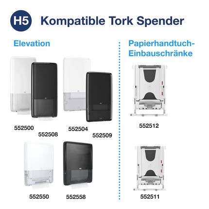 Tork PeakServe® Endlos-Handtücher H5 Universal, 4.920 Blatt, Weiß, 100585