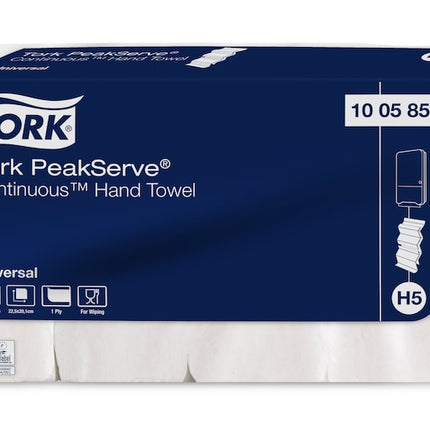 Tork PeakServe® Endlos-Handtücher H5 Universal, 4.920 Blatt, Weiß, 100585