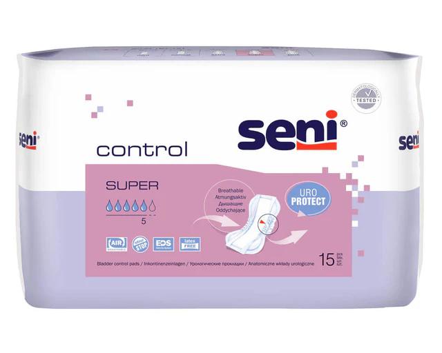 Seni Control, Einlagen Größe Super 15er Pack