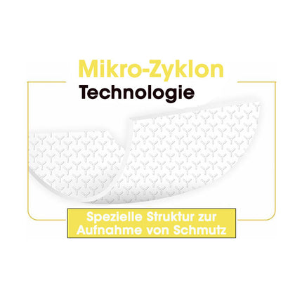 Mikro-Zyklon Technologie für Bodentücher Gelbe Tücher