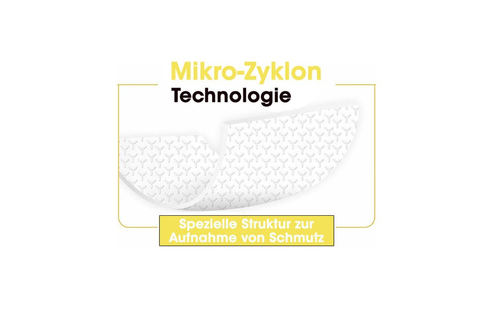 Mikro-Zyklon Technologie für Bodentücher Gelbe Tücher