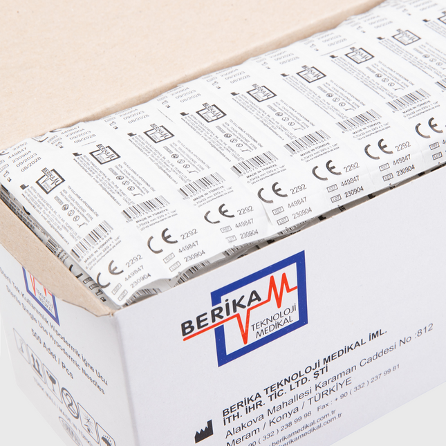 Berika Medical Kanülen Box, große Verpackung vonKanülen, CE-zertifiziert, beliebt in der Türkei