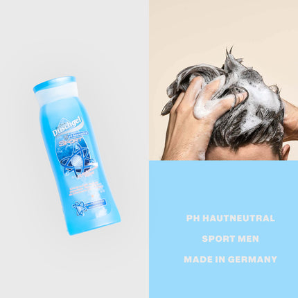 Regina Duschgel Sport Men – pH-hautneutral, sportlicher Duft, 1000 ml, hergestellt in Deutschland


