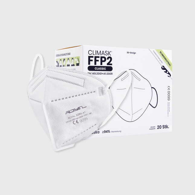 FFP2 Masken von CliMask - Weiß