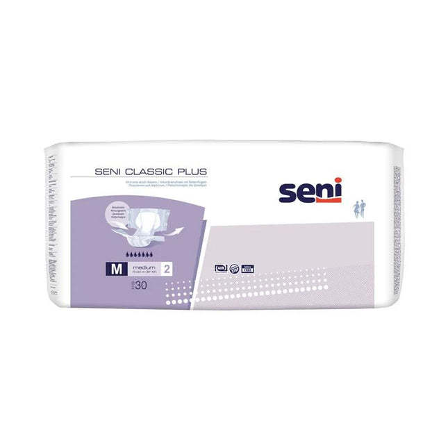 Seni Classic Plus M Inkontinenzhose in der Verpackung