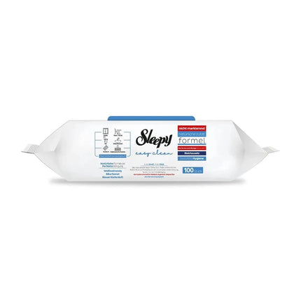 Sleepy Easy Clean Allzwecktücher in Blau, 100 Stück, hautfreundlich, vegan und hygienisch verpackt
