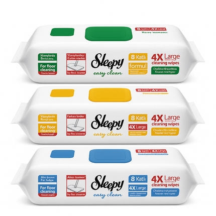 Sleepy Easy Clean Bodenreinigungstücher – 1 Packung (50 Tücher)
