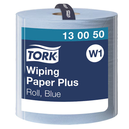 Tork Starke Mehrzweck-Papierwischtücher W1 Premium Blau 130050 – 2-lagige Wischtuchrolle