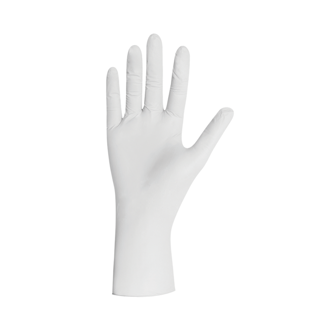Unigloves White Pearl Nitrilhandschuh – puderfreier, weißer Einweghandschuh für hygienisches Arbeiten