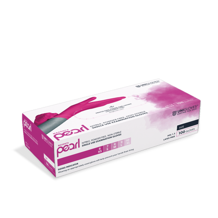 Unigloves Nitrilhandschuhe MAGENTA PEARL