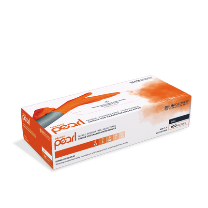 Unigloves Nitrilhandschuhe ORANGE PEARL